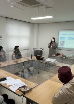 2021년 사회참여지원사업 초록봉사단 12월 '자원순환리더' 교육진행