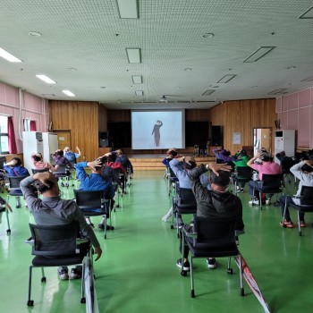 2021년 노인사회활동지원사업 공익활동 안전교육 실시 이미지