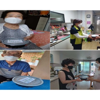 노인맞춤돌봄서비스사업 청운봉사회 &#034;사랑의 반찬나눔&#034; 불고기 전달 이미지