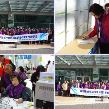 노인일자리사업 현장체험학습 이미지