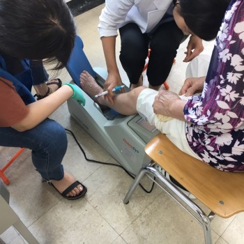 의정부 척병원과 연계 무료 골다공증 검사 실시 이미지