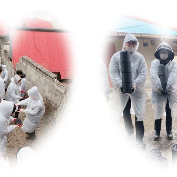 동그라미공동체 및 이삭의집과 함께하는 사랑의 연탄나눔 행사 실시 이미지