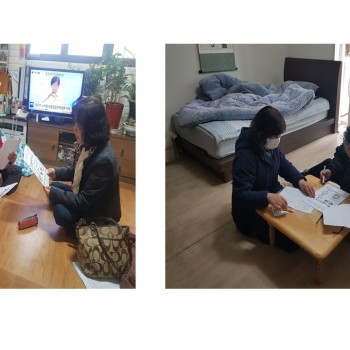 2020년 노인맞춤돌봄서비스사업 코로나19 예방수칙 생활교육 실시 이미지